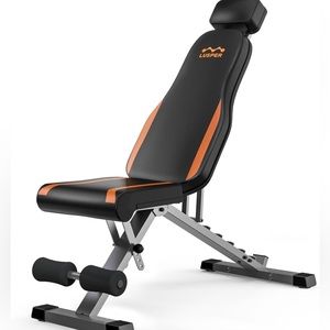 Adjustable Weight Bench Foldable 600 Lb Stable Workout Bench